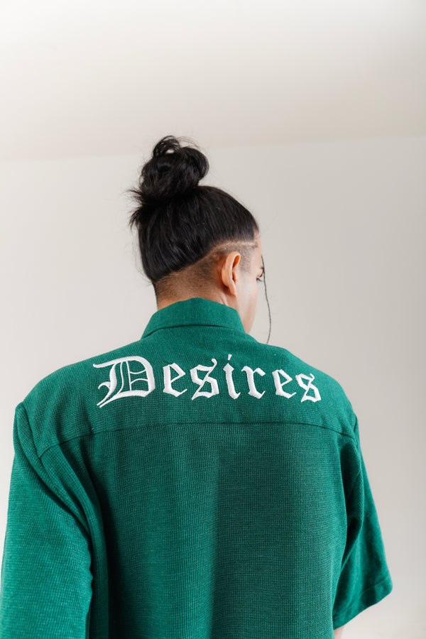 Desires Print Half‑Sleeve Shirt for Men