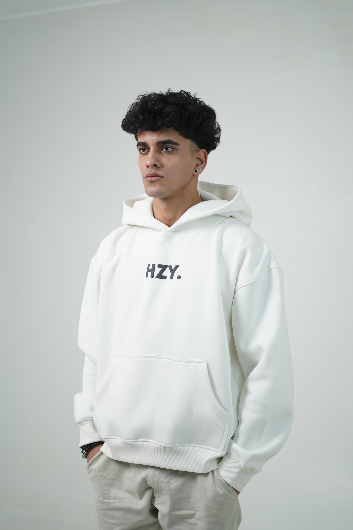 Basic White Hoodie