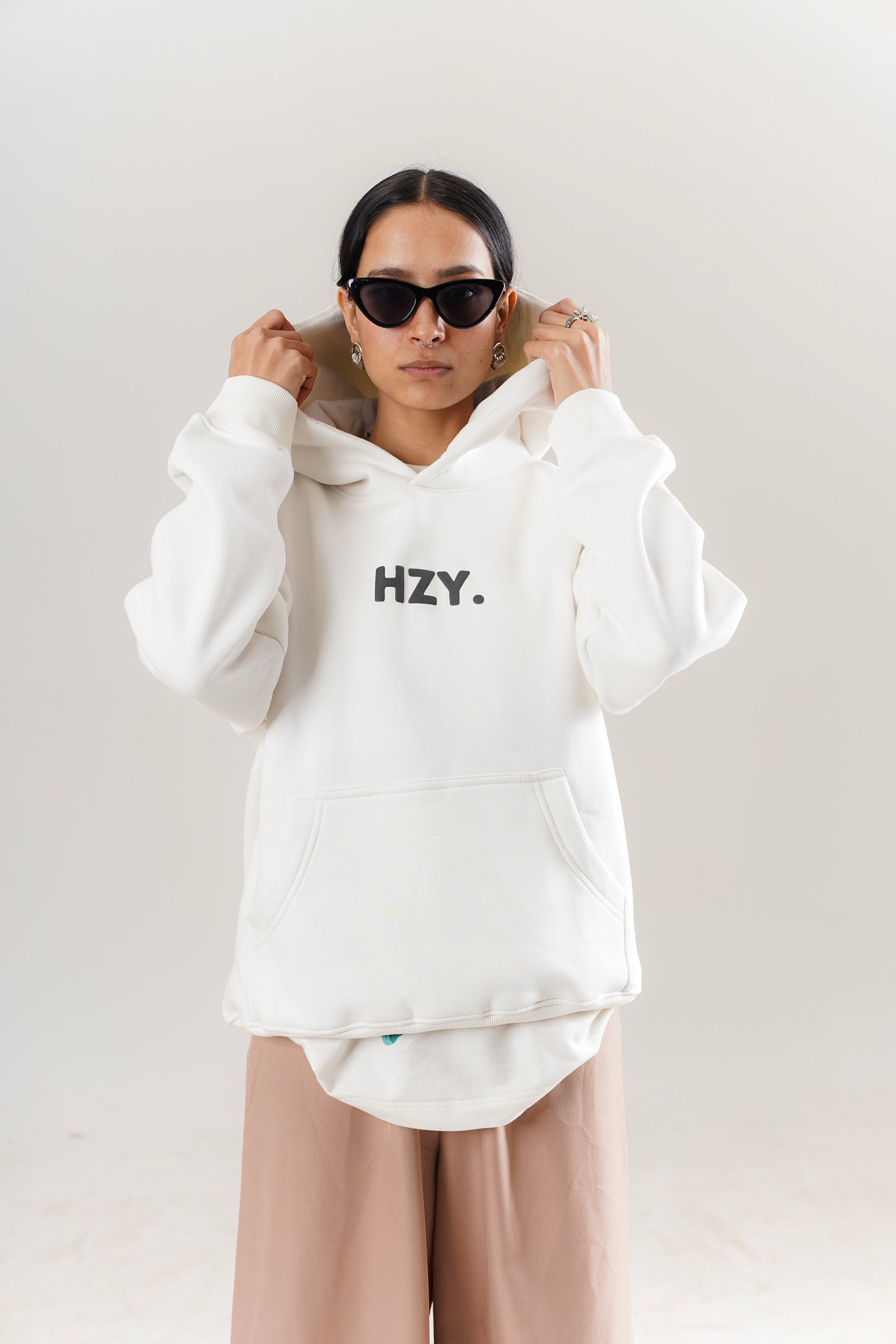 Basic White Hoodie