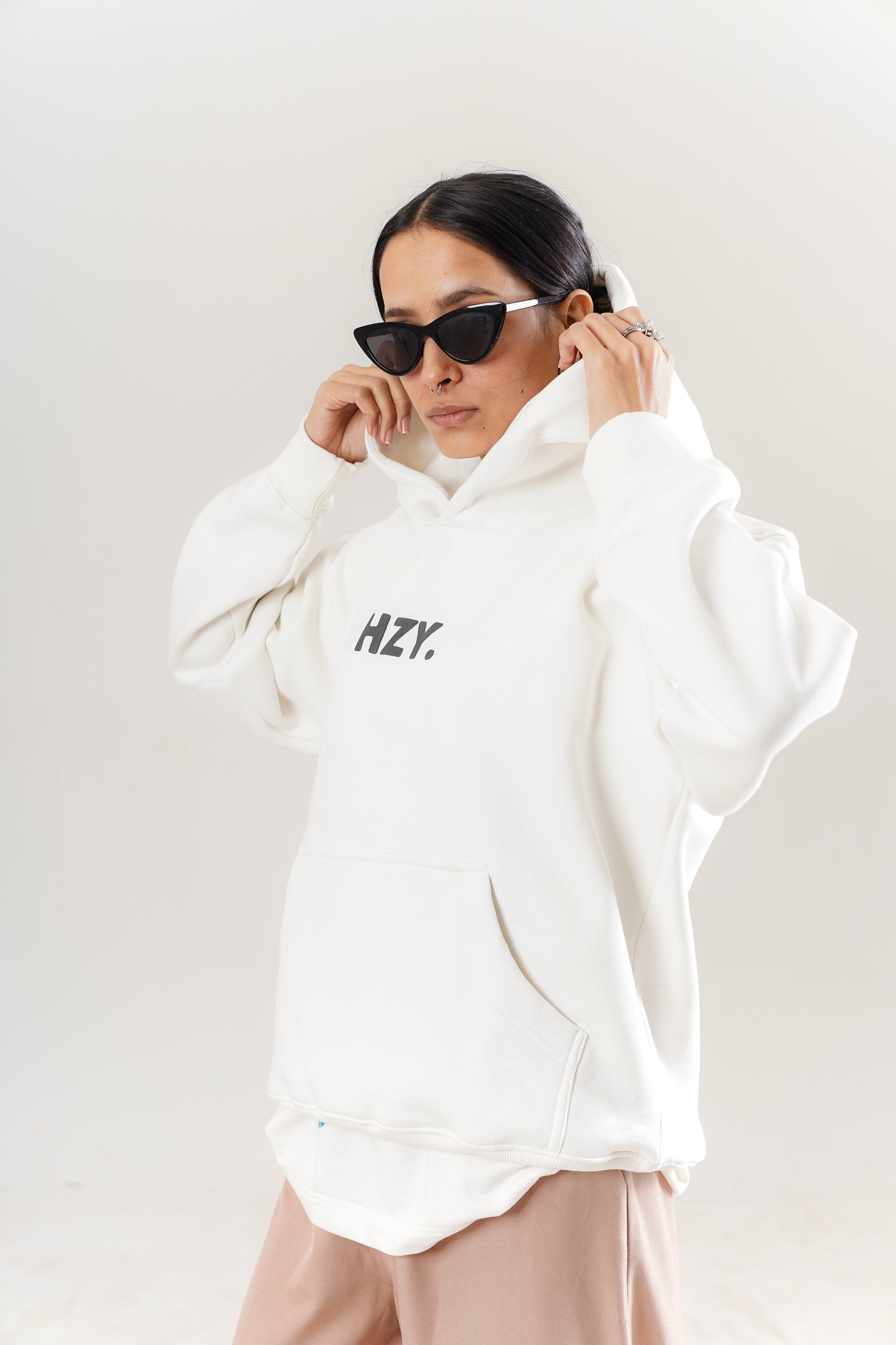 Basic White Hoodie