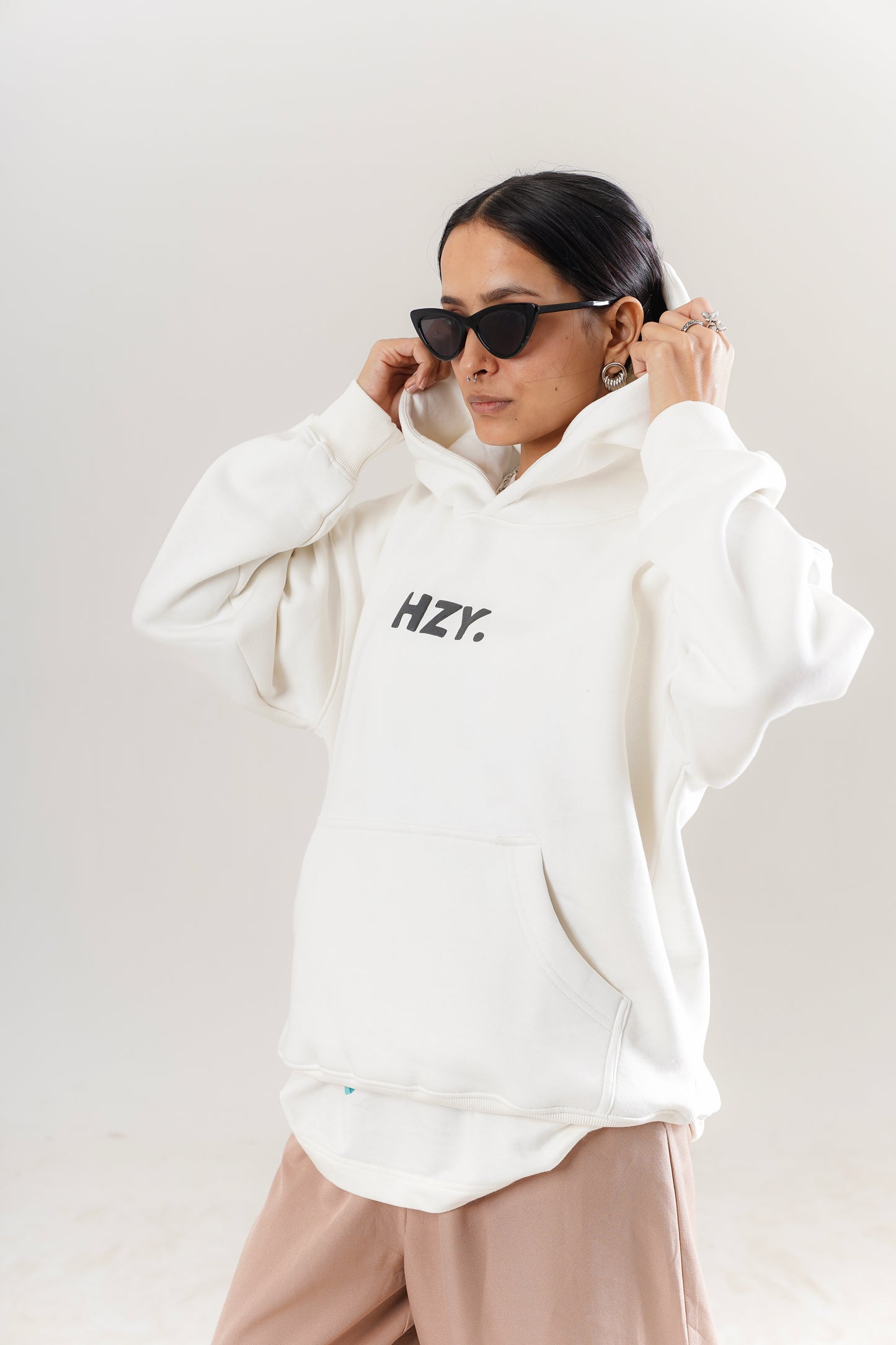 Basic White Hoodie