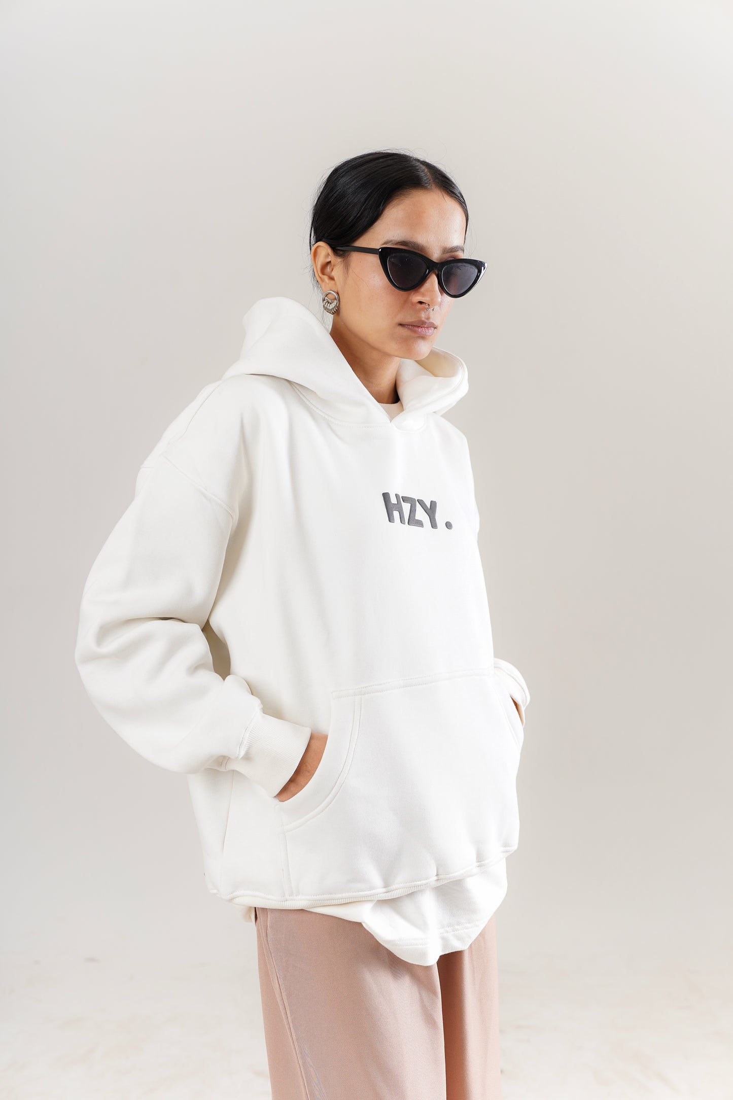 Basic White Hoodie