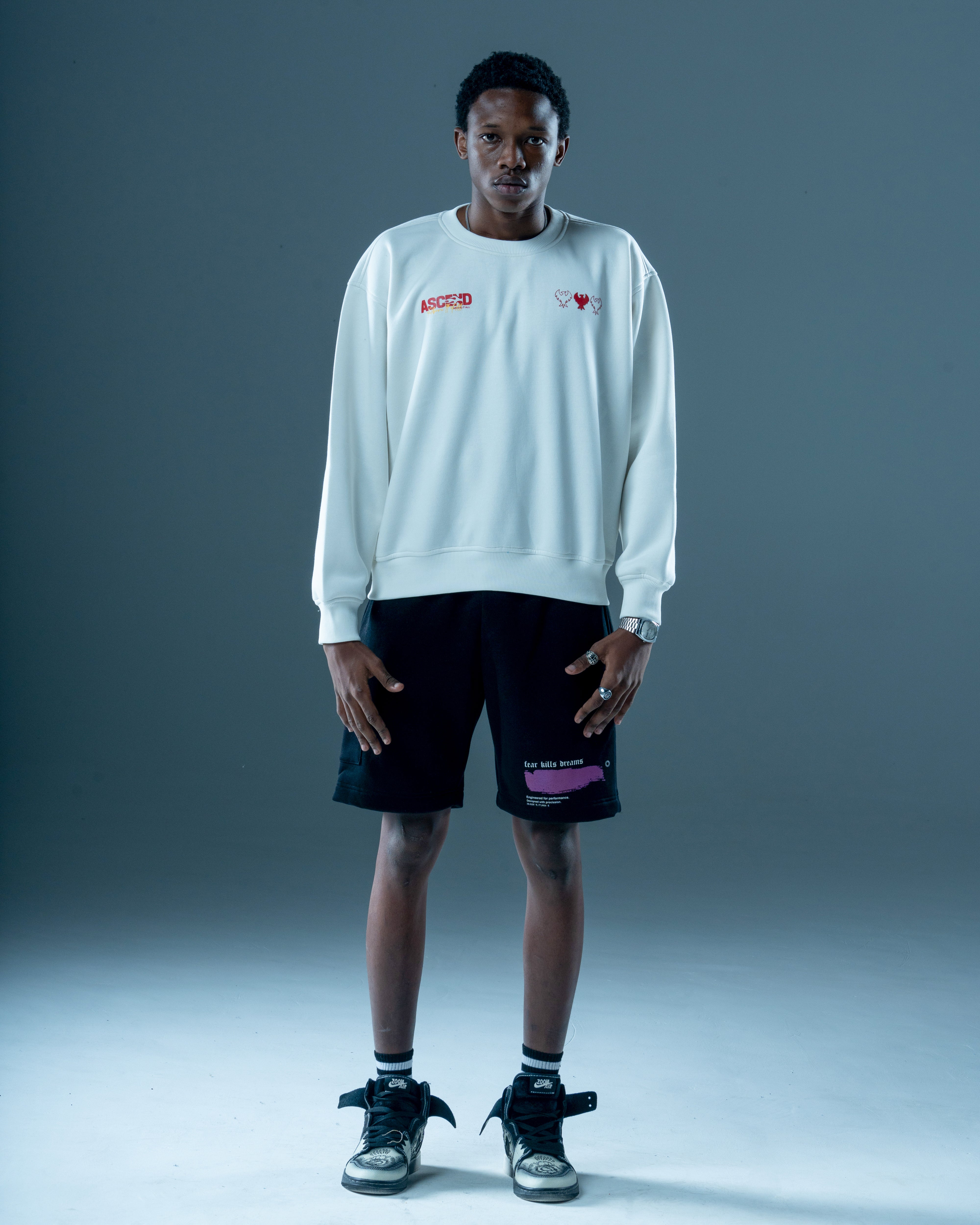 RTS OFF WHITE OVERSIZED SWEAT