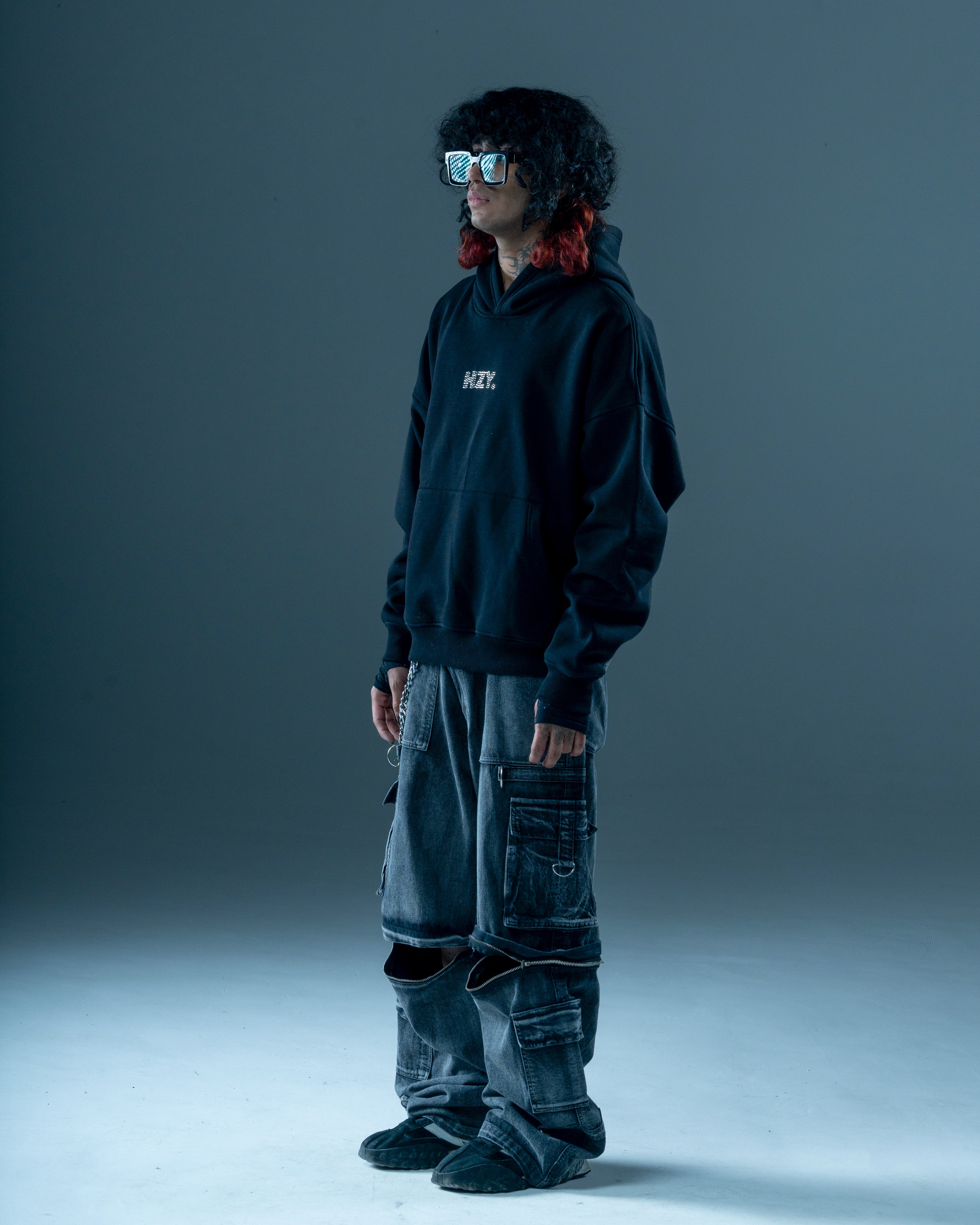 SOUL OVERSIZED BLACK HOODIE-thumbmail-2