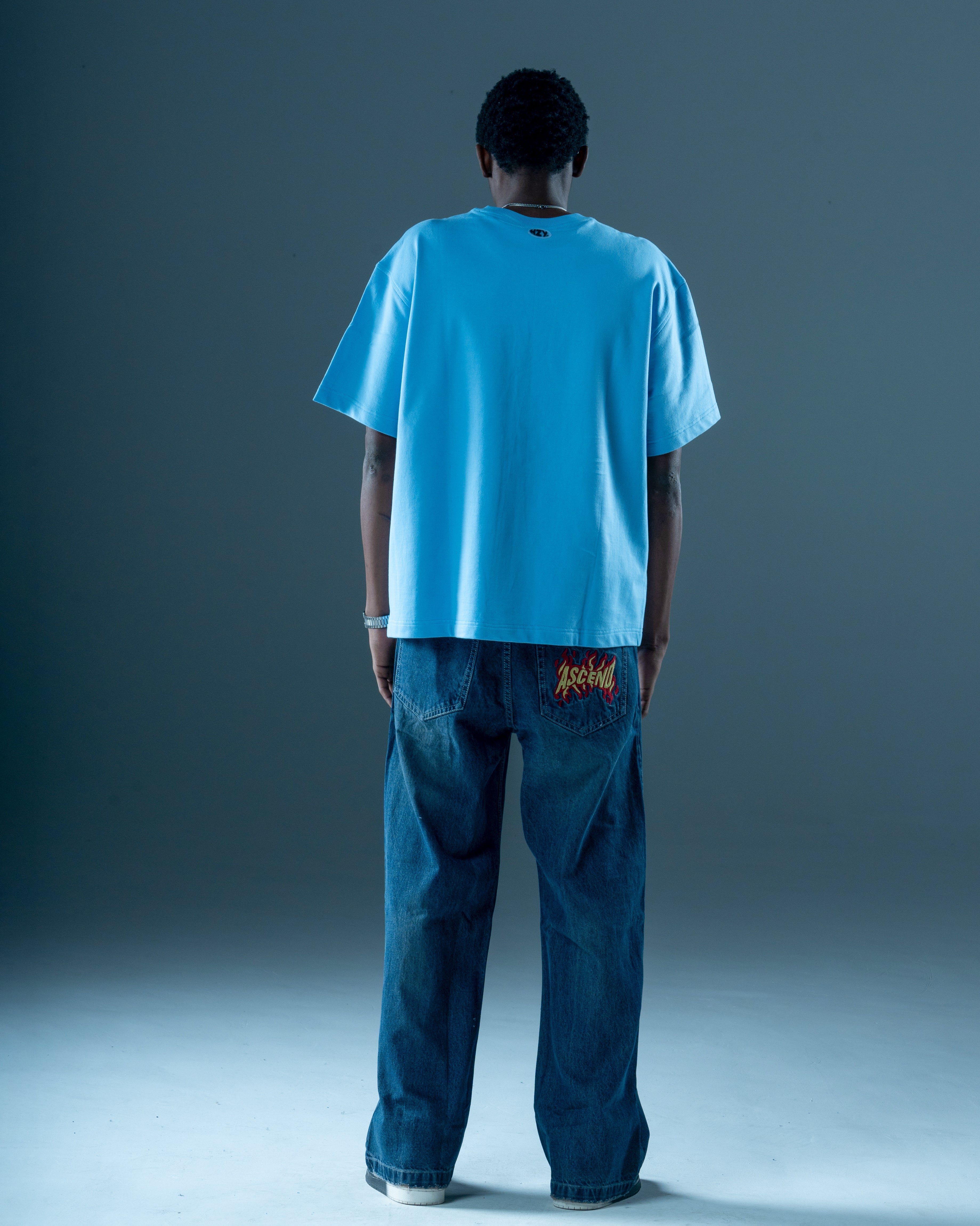 BLUE PUFF OVERSIZED T-SHIRT-thumbmail-4