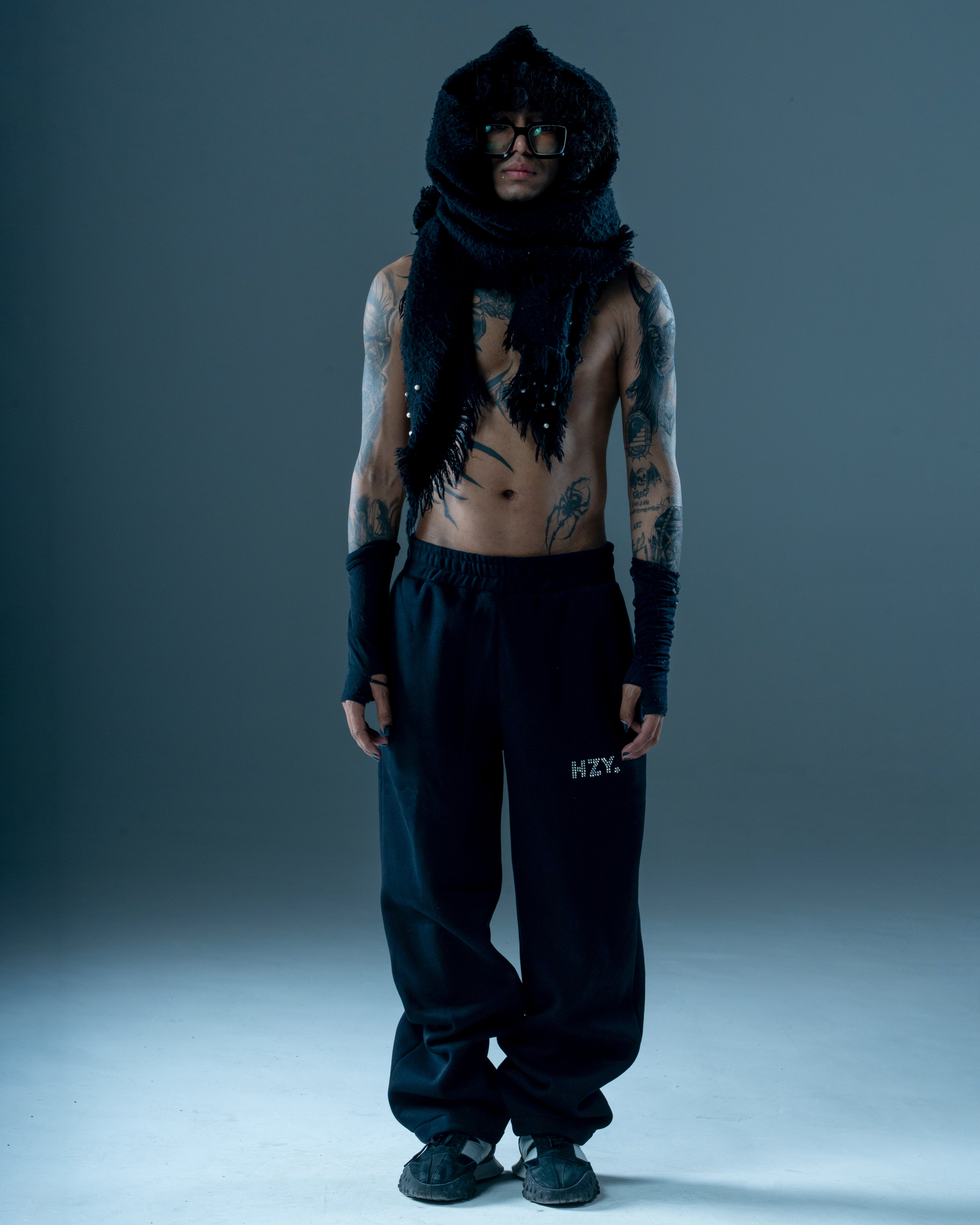 DIMONTE OVERSIZED BLACK JOGGER