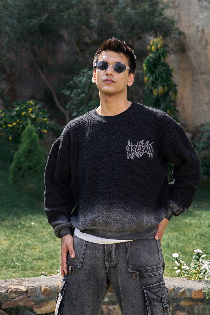 Ascend Unisex Oversized Ombre Sweater