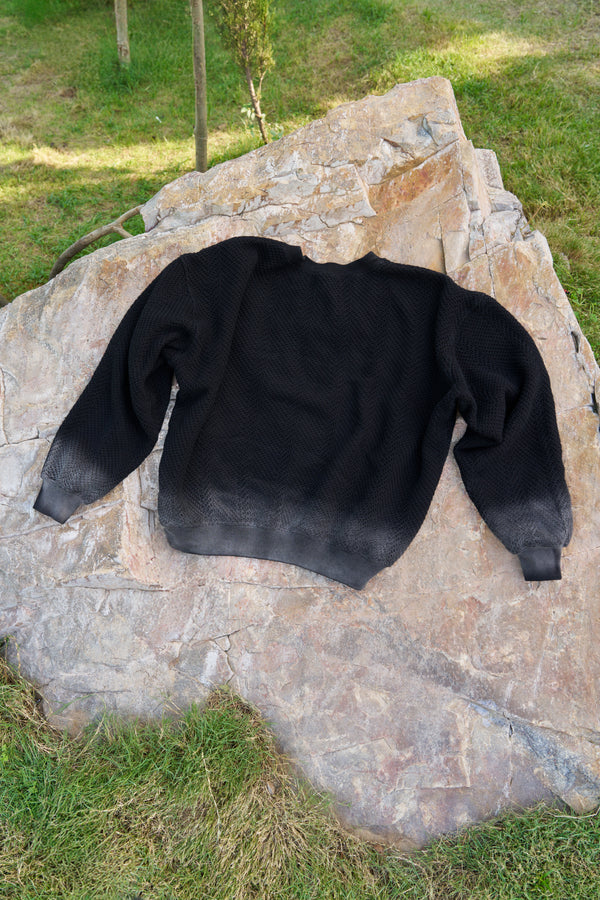 Ascend Unisex Oversized Ombre Sweater back