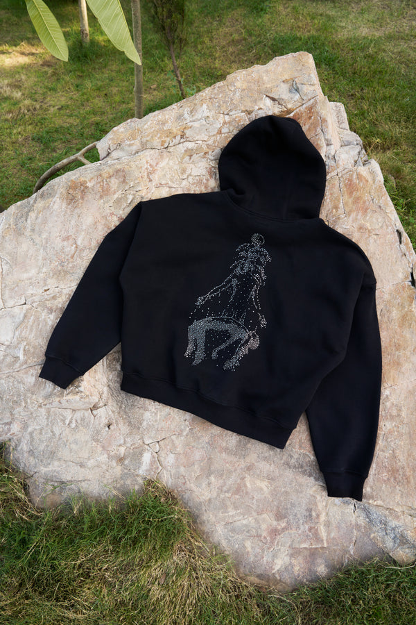 Soul Unisex Oversized Black Hoodie back