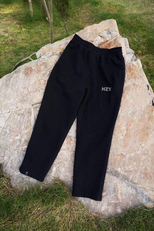 HZY Dimonte Unisex Oversized Black Jogger