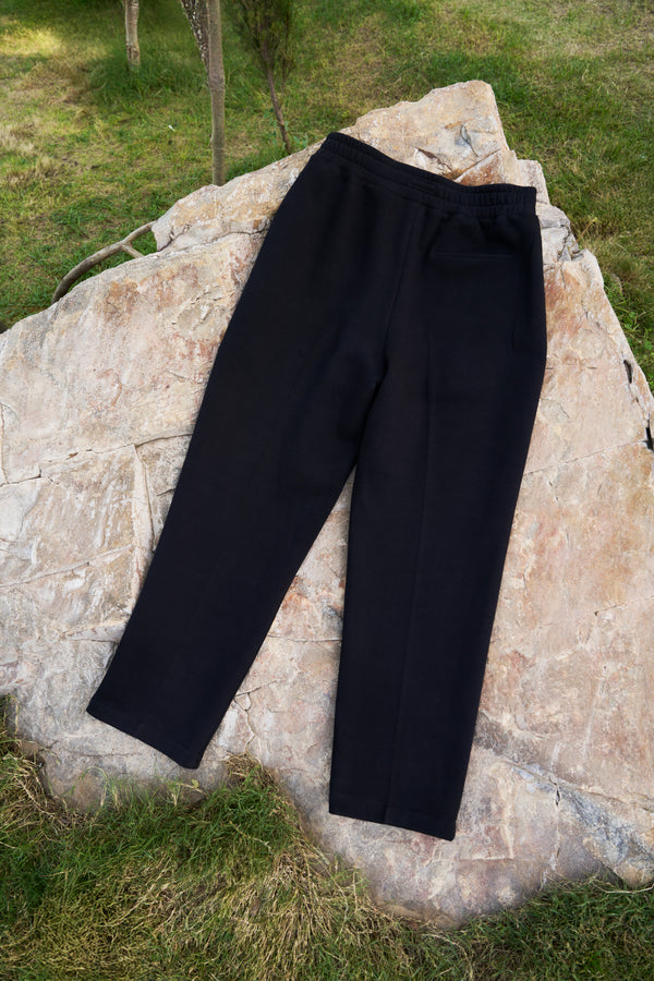 HZY Dimonte Unisex Oversized Black Jogger back