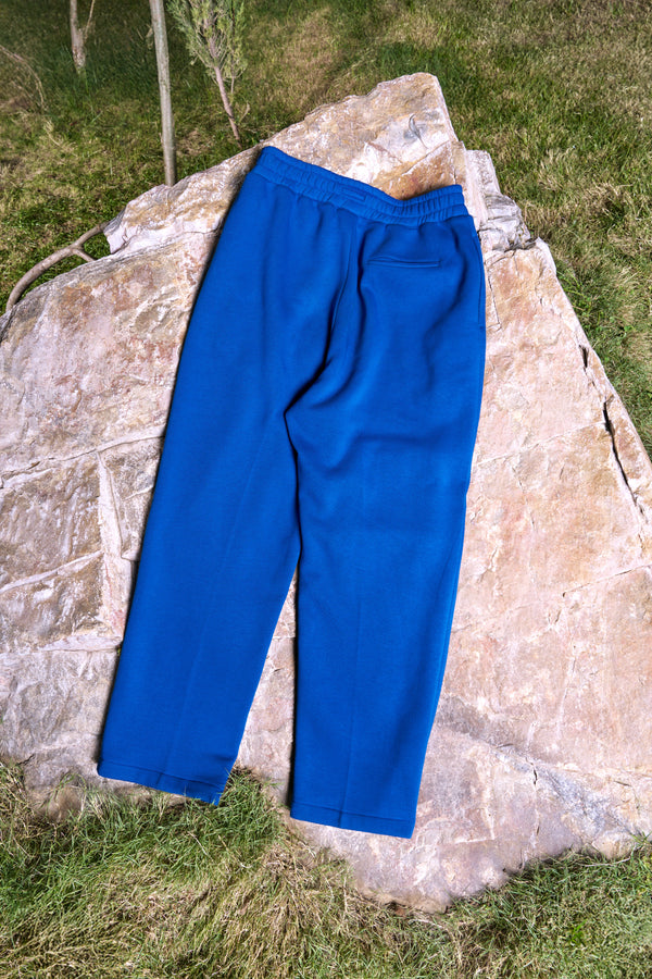 HZY Front Pocket Unisex Oversized Cobalt Blue Jogger back