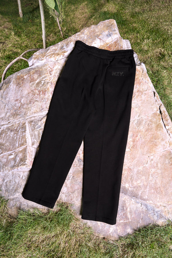 HZY Unisex Oversized Black Jogger