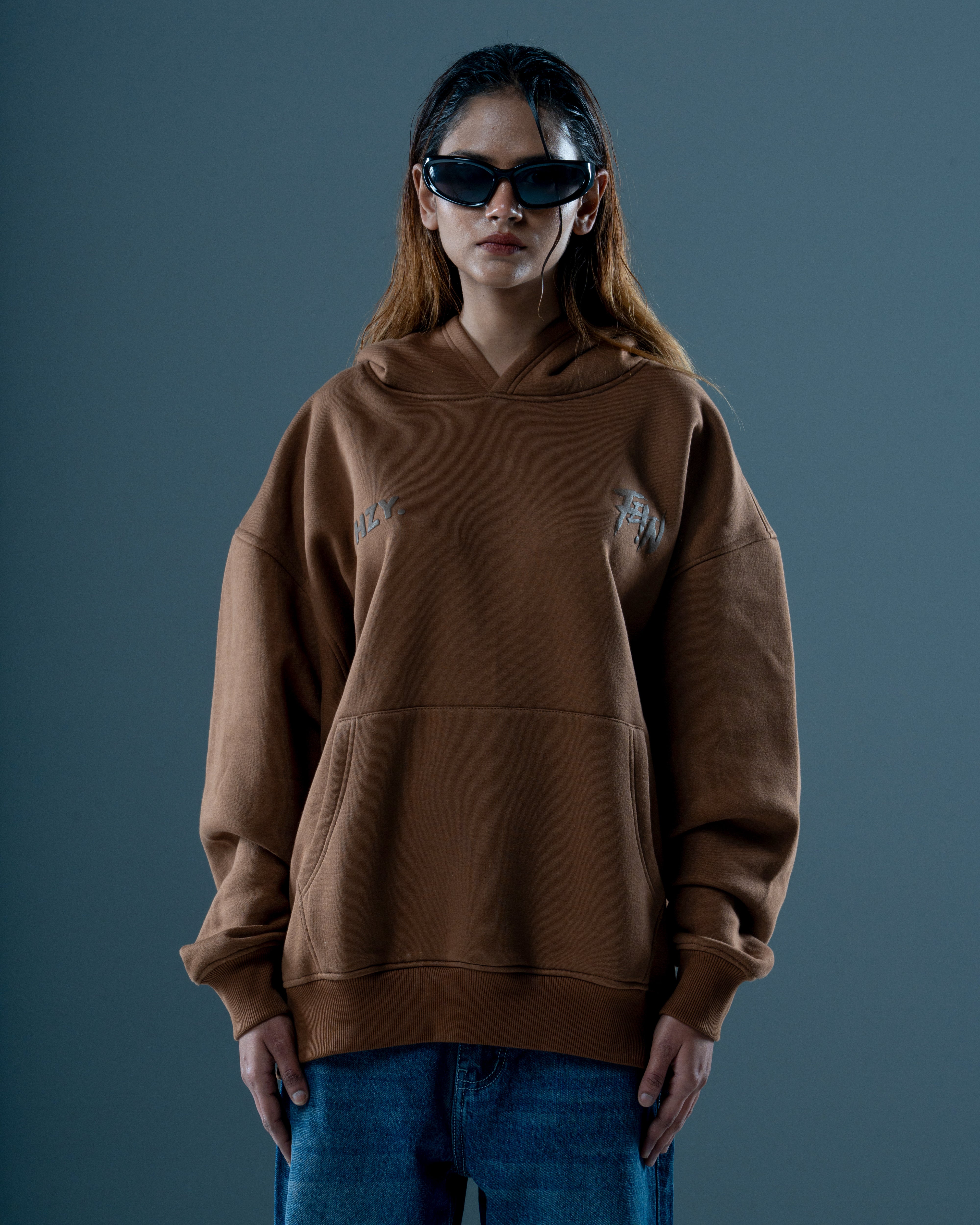 FEIN PUFF BROWN HOODIE-thumbmail-6
