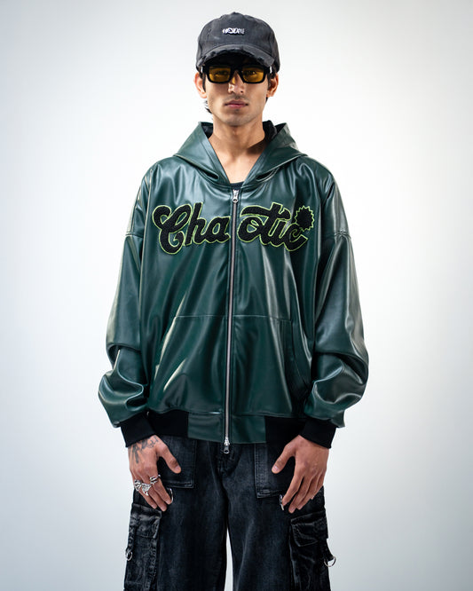 Maison Leather Zip-up