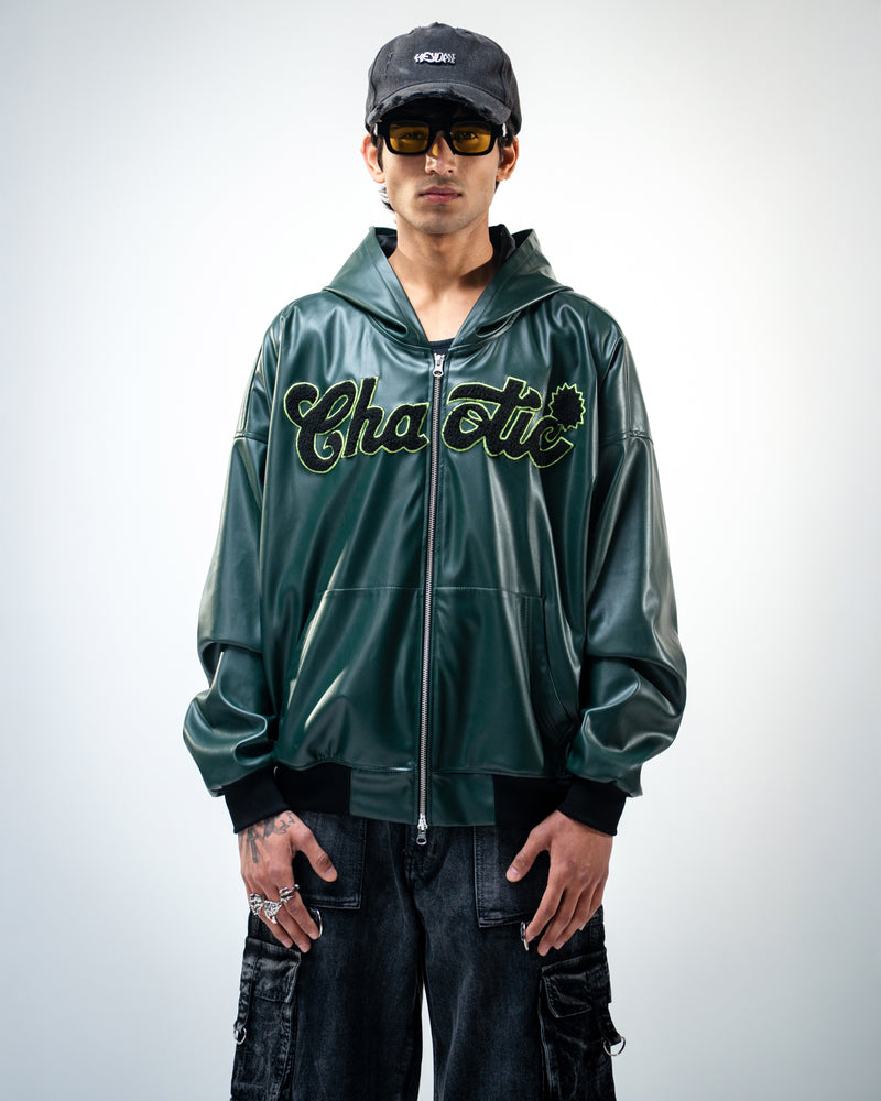 Maison Leather Zip-up