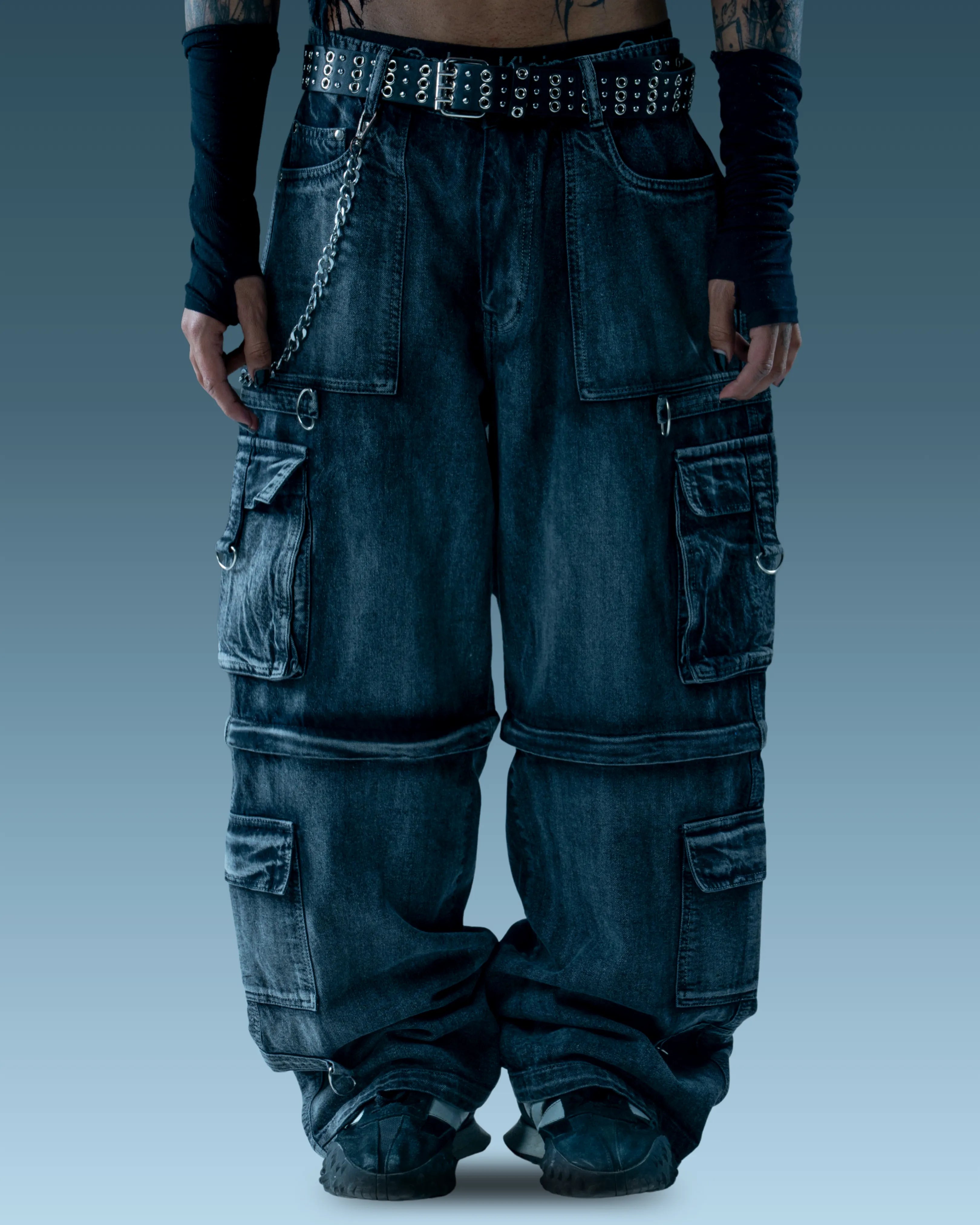 Blue Cargo Oversized Unisex