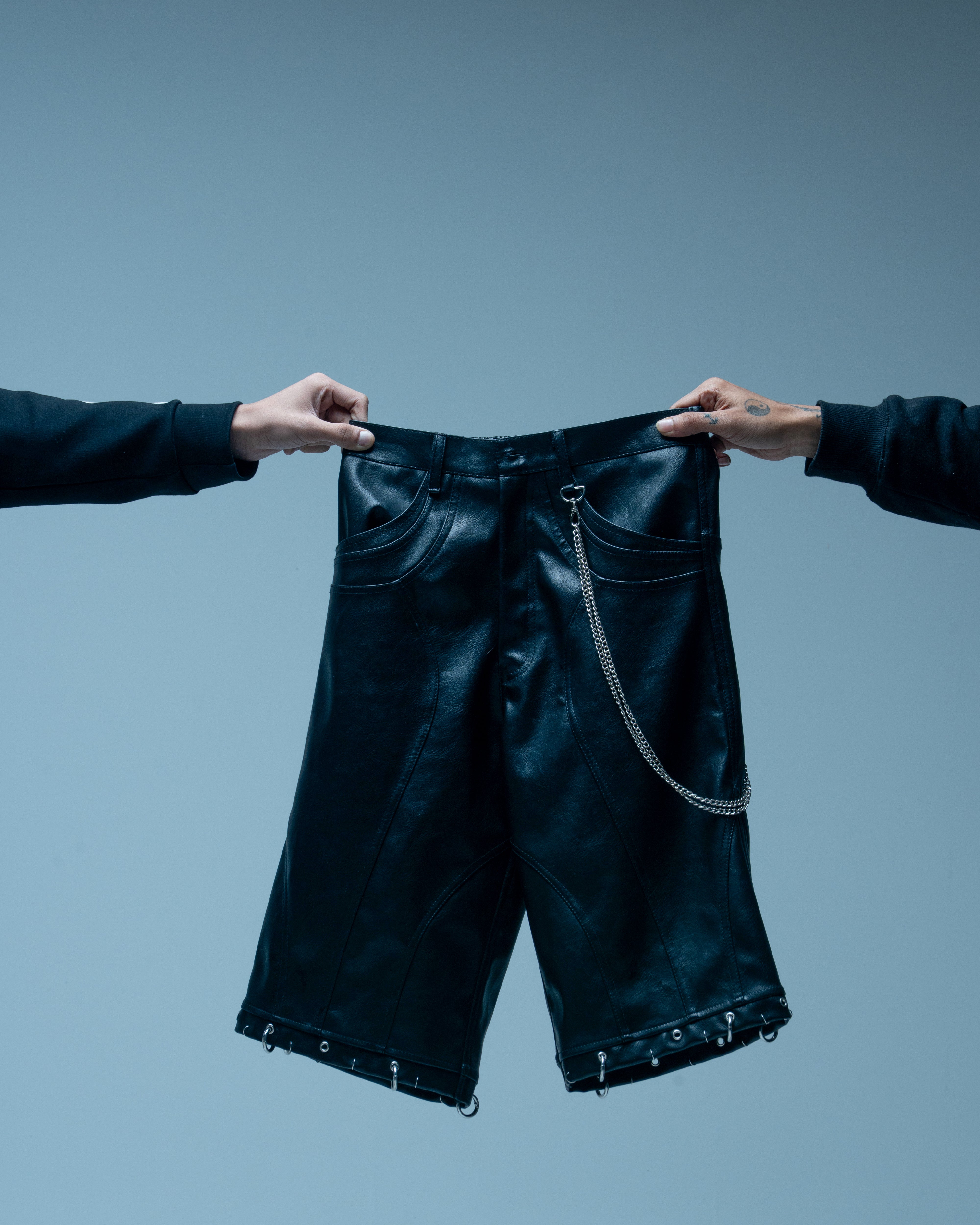 Leather Unisex Jorts | HZY Streetwear – HZYCLO