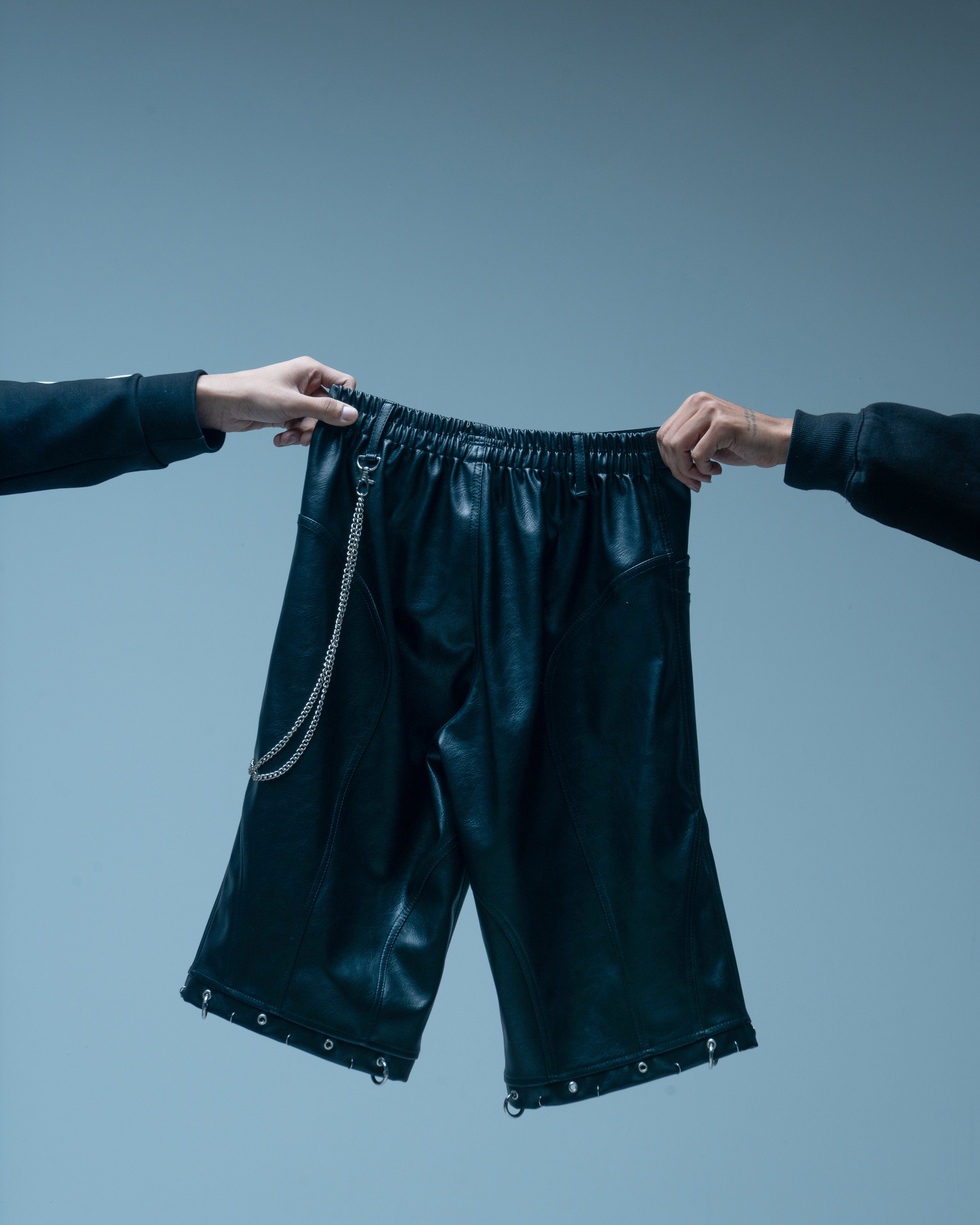 Leather Unisex Jorts | HZY Streetwear – HZYCLO