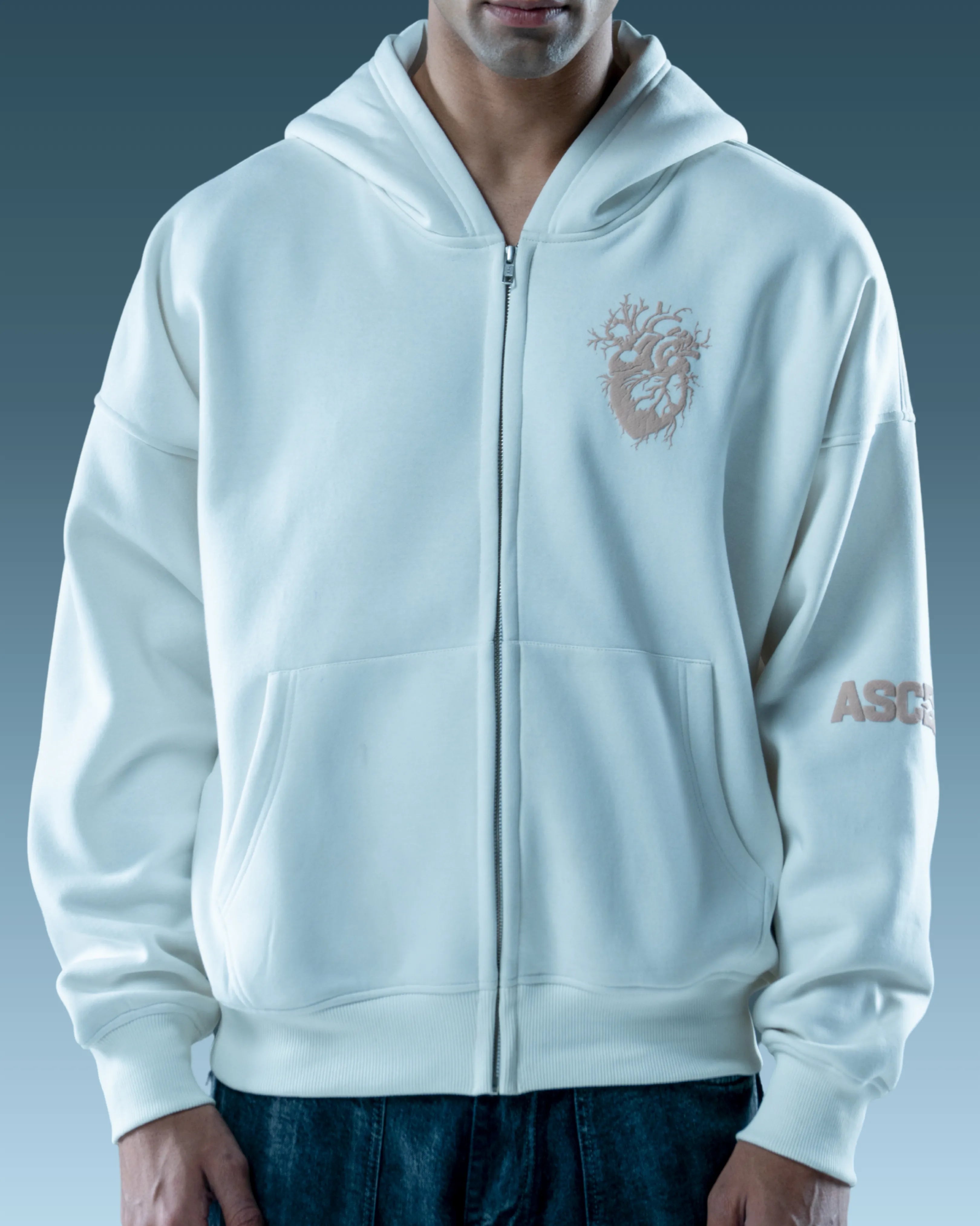 Premium White Hoodie for Men