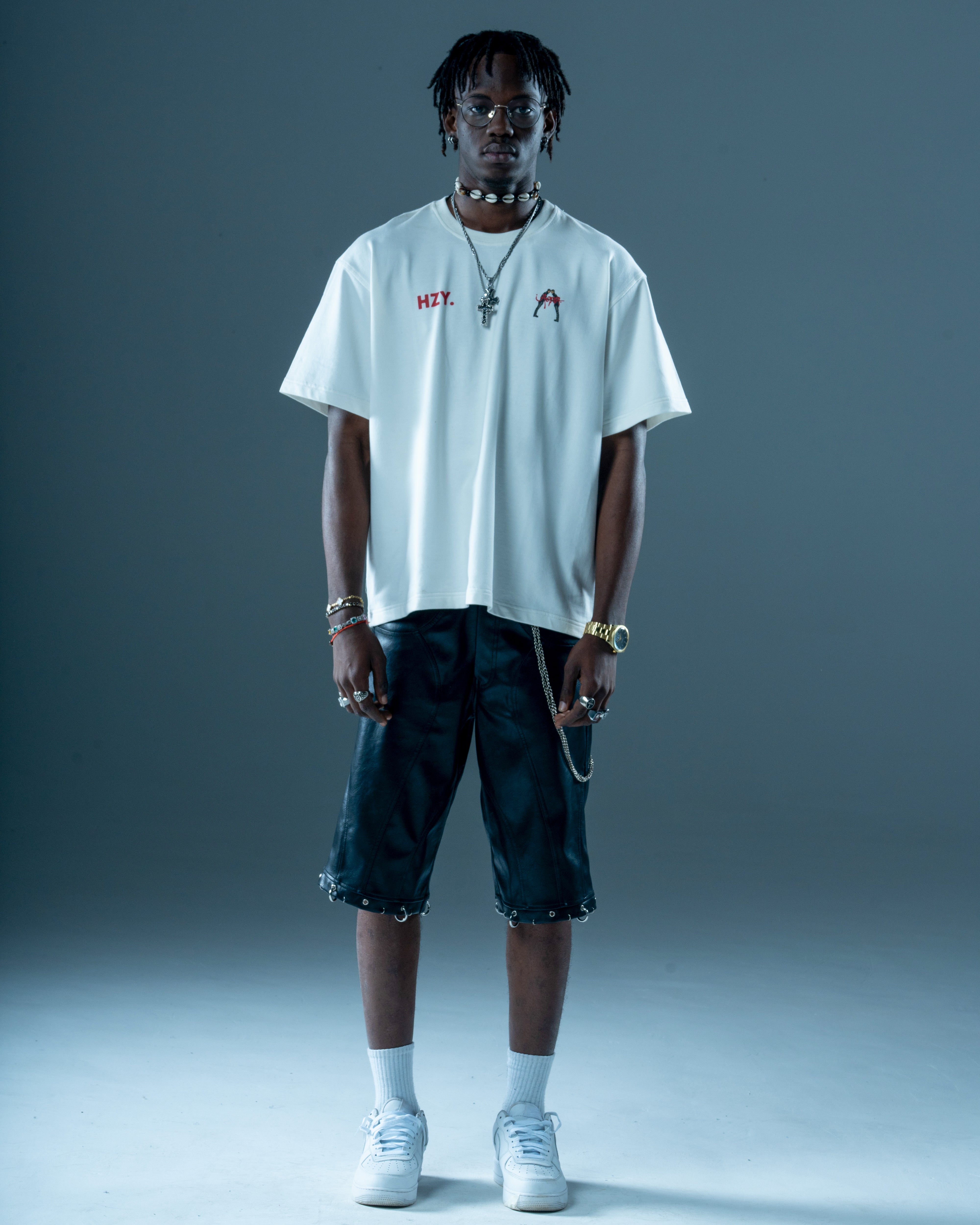 Utopia White Oversized Tee