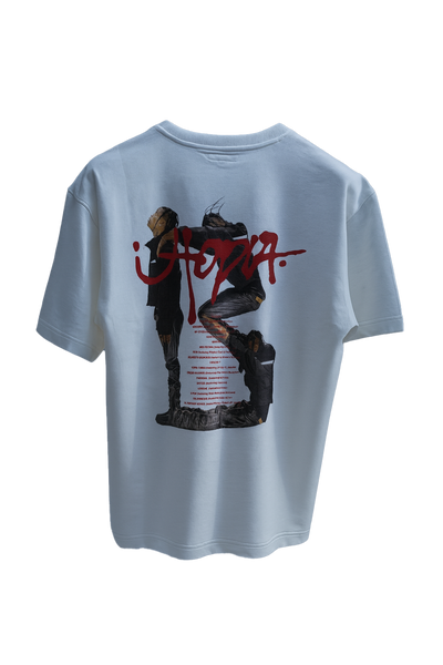 Utopia White Oversized Tee