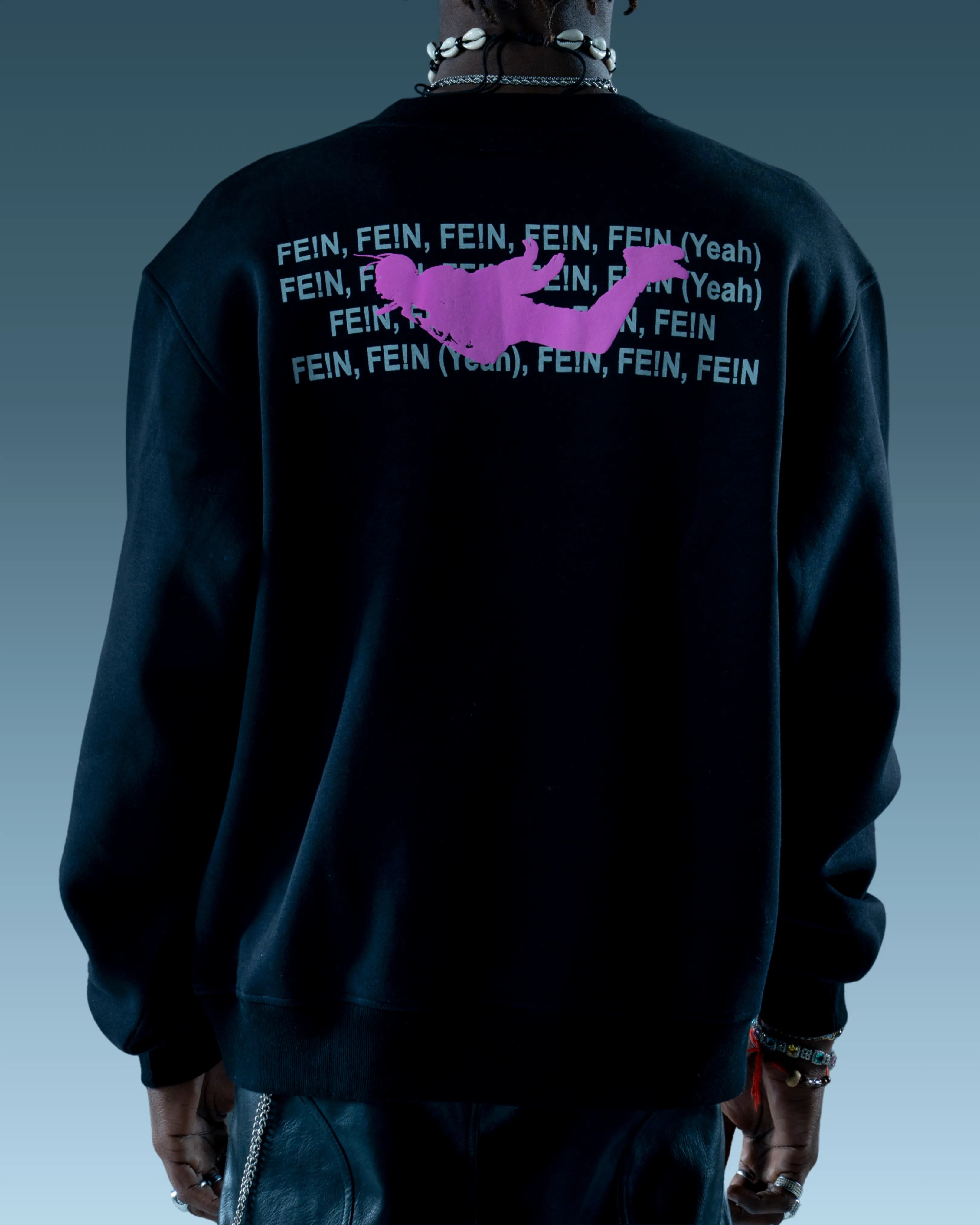 CJ BLACK OVERSIZED SWEAT