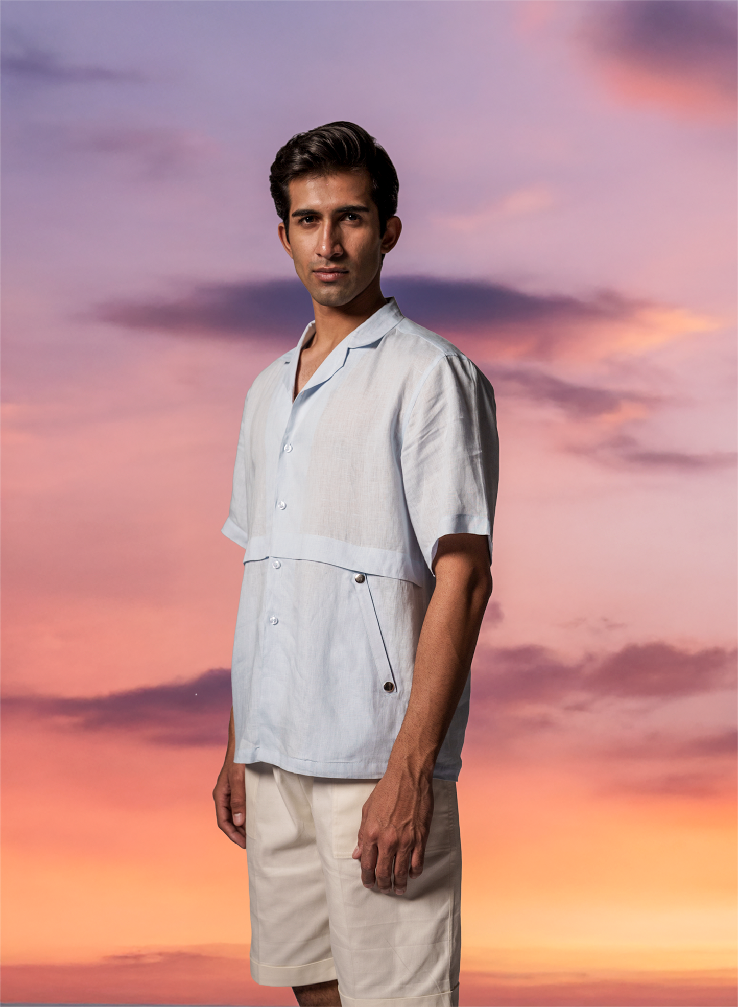 Evolve Linen Shirt (Half Sleeve)