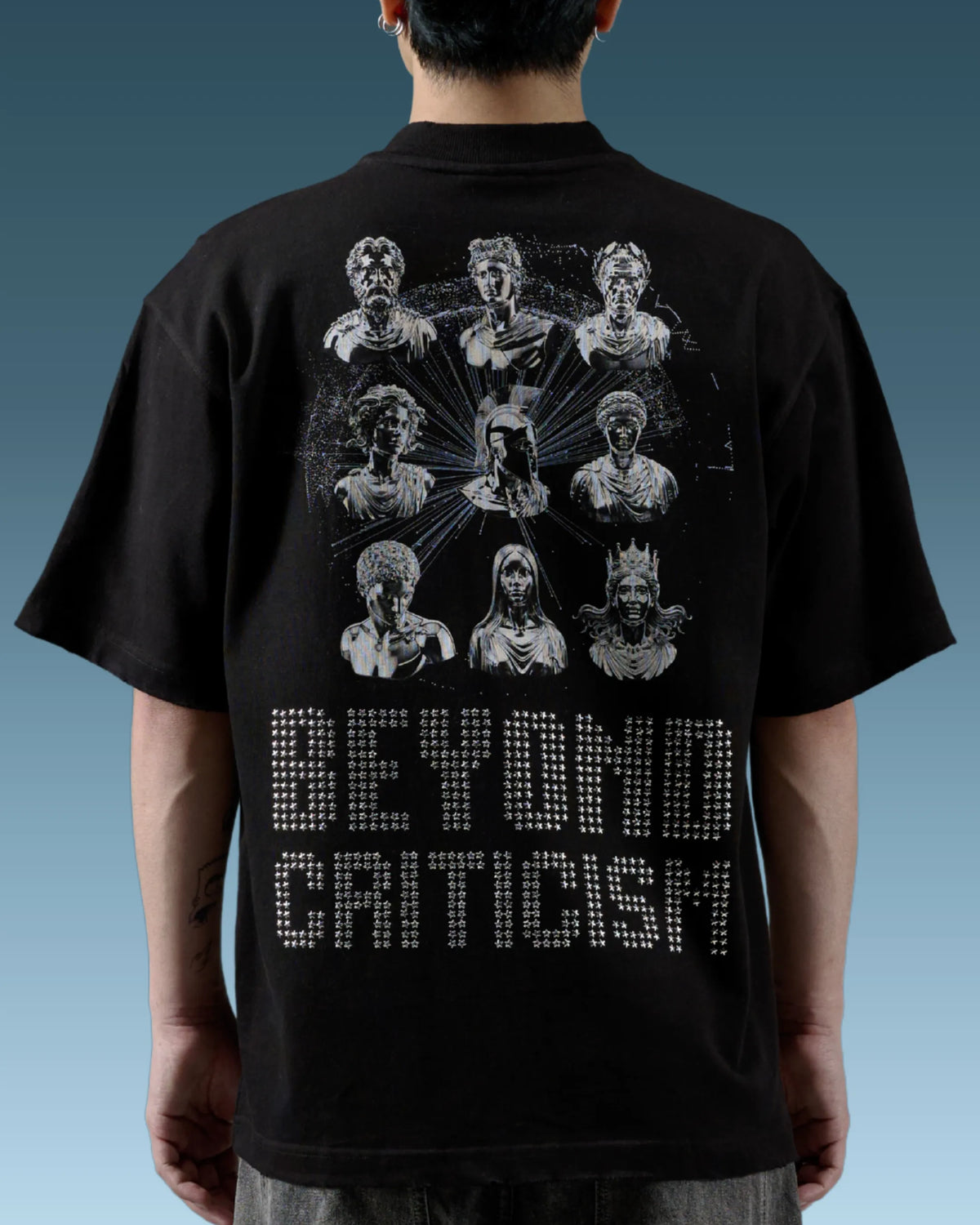 mens premium black tee