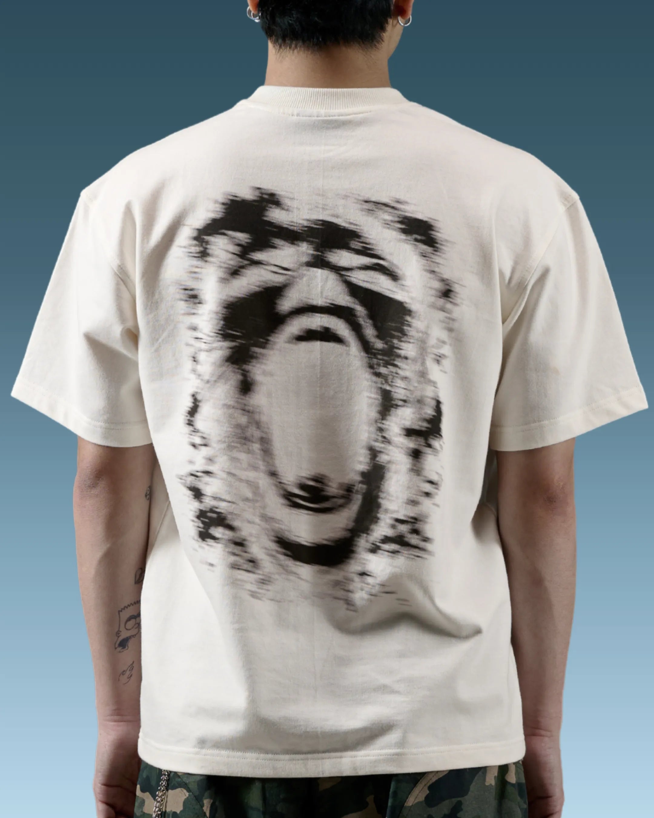 cotton off white t shirt men oversized