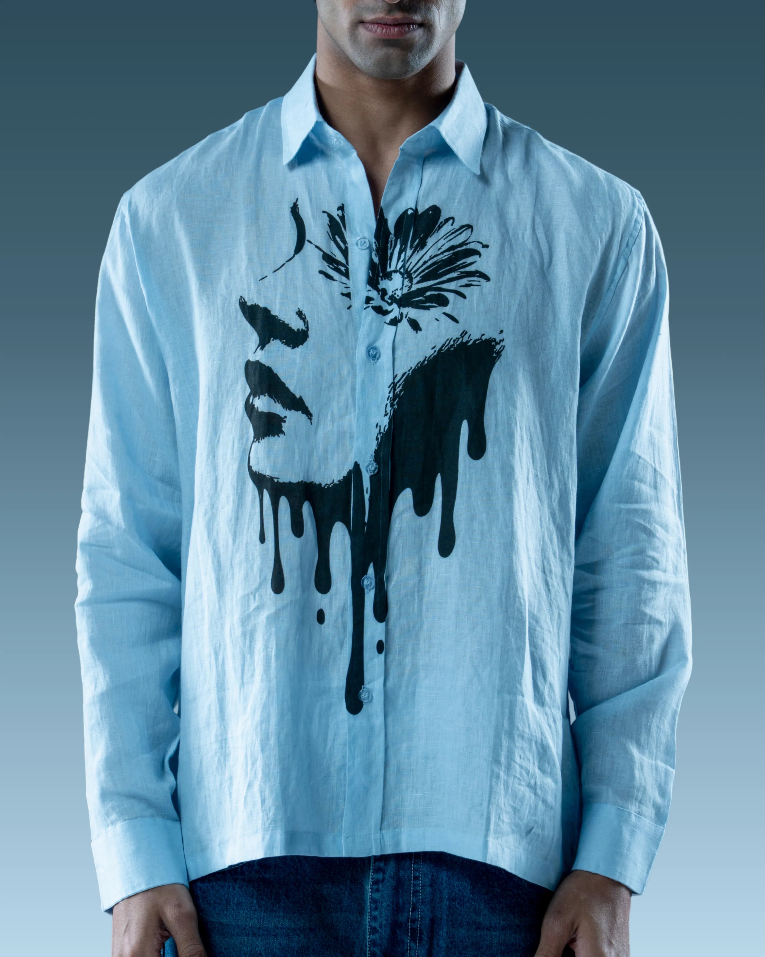 linen shirt full sleeve men